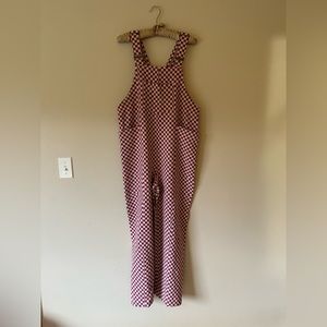 Ilana Kohn Mars Overall in Plum Checks, XS